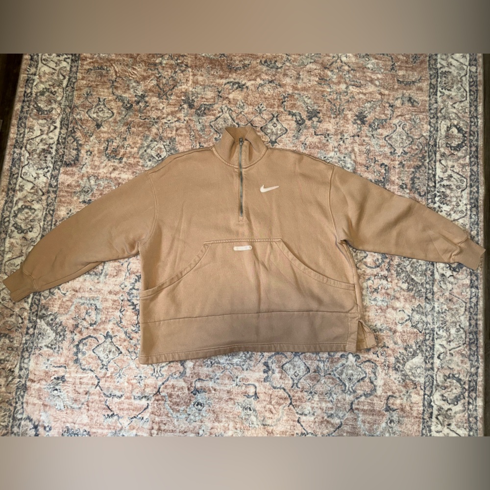 Nike Tan Pullover Sweatshirt- Brand New No Tags Size M